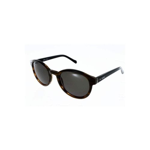 Lunettes de soleil marron marbré 2022 en acétate - Fossil - Modalova