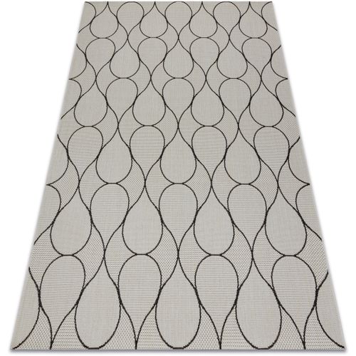 Tapis Tapis SIZAL FLAT 49379960 Gotas crème / 160x230 cm - Rugsx - Modalova