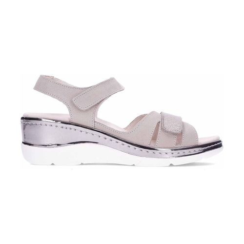 Sandales compensées porto204 gris - Comfort Class - Modalova