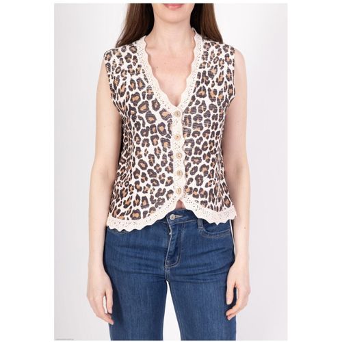 Pull Kebello Gilet F, Beige - Kebello - Modalova