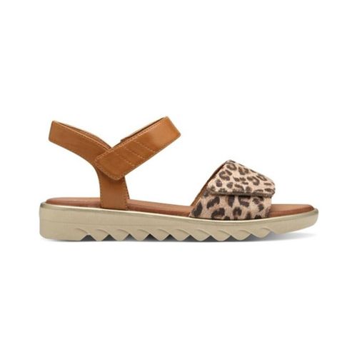 Sandales plates SANDALE 28275 MARRON-LEOPARD - Jana - Modalova