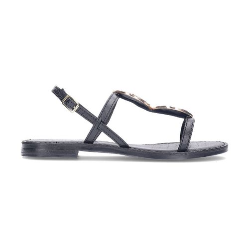 Sandales plates Geox d55ymf black - Geox - Modalova