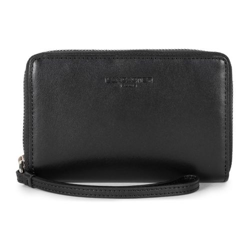 Porte-monnaie Portefeuille à zippe cuir Paris PM Noir - LANCASTER - Modalova