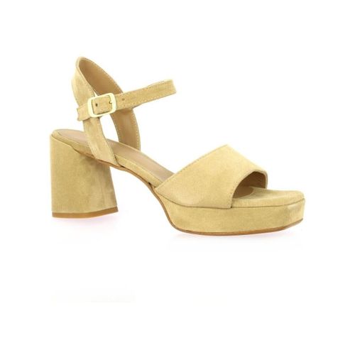 Sandales à talon Nu pieds cuir velours - Pao - Modalova
