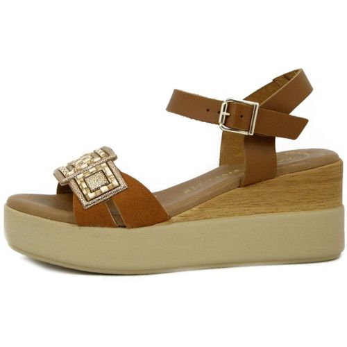 Sandales Chaussures, Sandales compensées, Daim - 22217 - Raquel Perez - Modalova