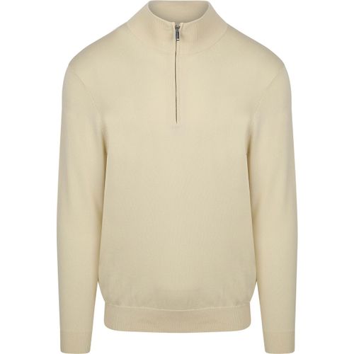 Sweatshirts Pullover Demi-Zip Luxury Blanc Cassé - Profuomo - Modalova