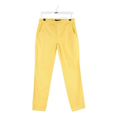 Pantalon Pantalon droit en coton jaune - Ralph Lauren - Modalova