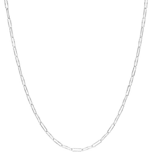 Collier Collier Argent Rhodié Maille Diamanté - Orusbijoux - Modalova