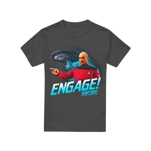 T-shirt Star Trek Engage - Star Trek - Modalova