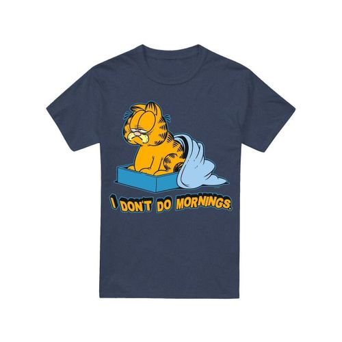 T-shirt I Don't Do Mornings - Garfield - Modalova