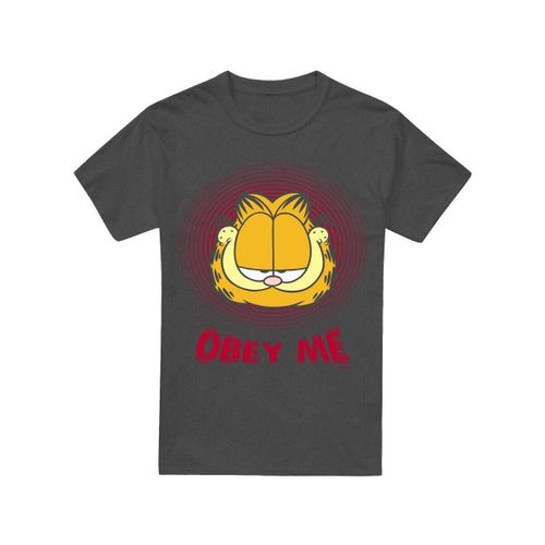 T-shirt Garfield Obey Me - Garfield - Modalova