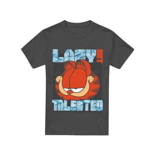 T-shirt Garfield Lazy But Talented - Garfield - Modalova