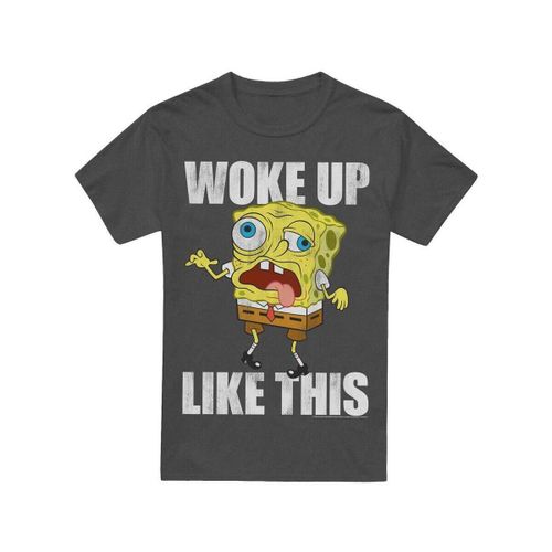 T-shirt Woke Up Like This Meme - Spongebob Squarepants - Modalova