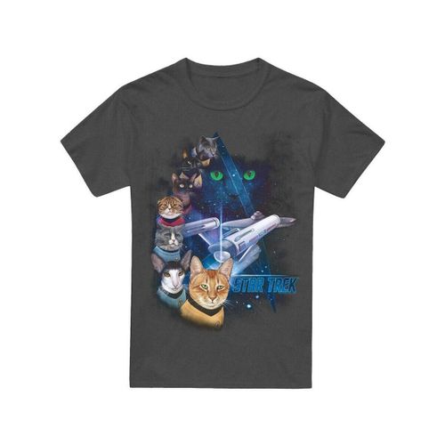 T-shirt Star Trek Feline Galaxy - Star Trek - Modalova