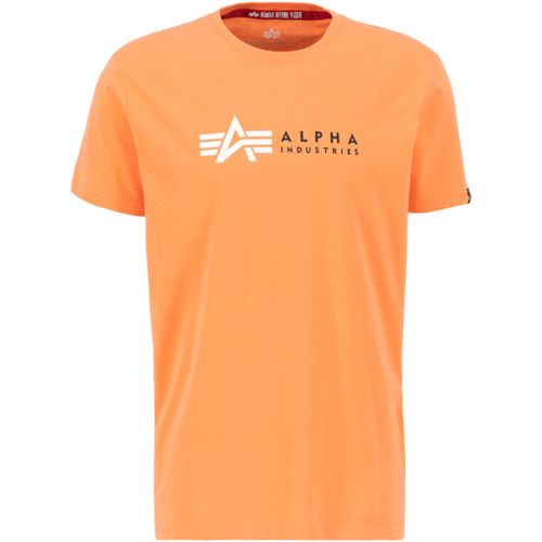 T-shirt Alpha Label T-Shirt - tangerine - Alpha Industries - Modalova