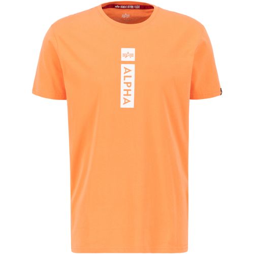 T-shirt Alpha Puff Print T-Shirt - tangerine - Alpha Industries - Modalova
