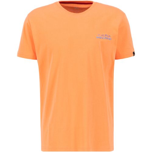 T-shirt Holographic SL T-Shirt - tangerine - Alpha Industries - Modalova