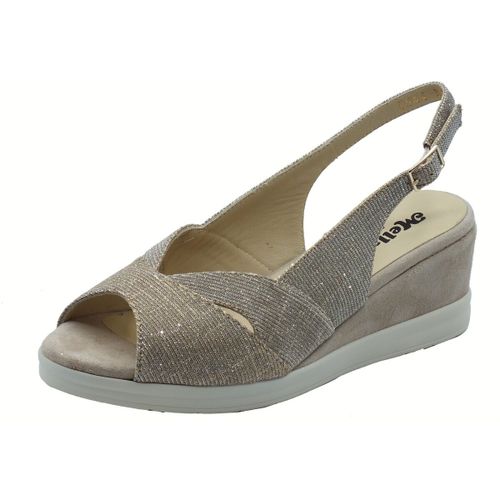 Sandales compensées R80339Z Platino - Melluso - Modalova