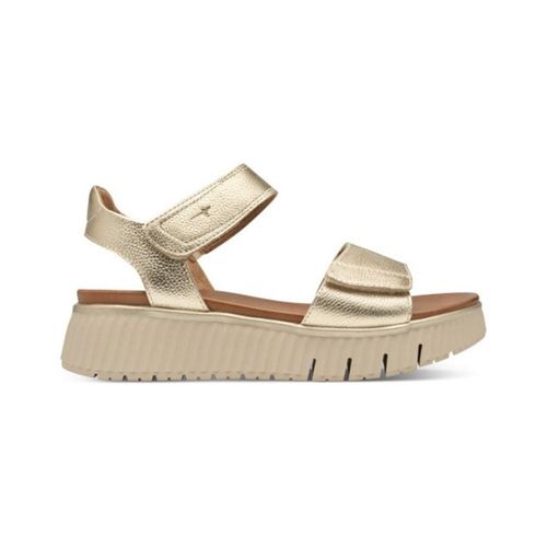 Sandales compensées SANDALE 88720 CUIR OR - Tamaris - Modalova