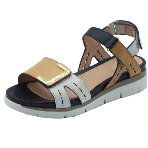 Sandales compensées 220834 Elody Calf Honey Birch - Stonefly - Modalova