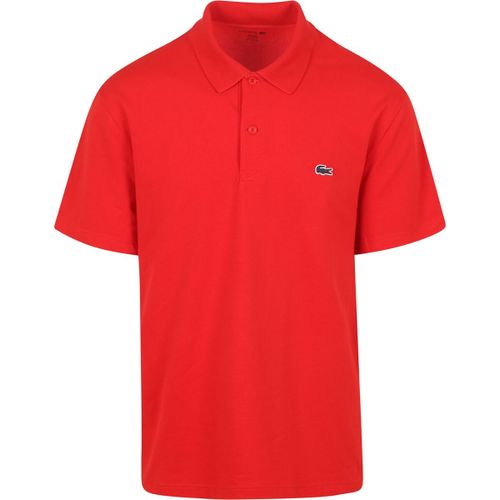 T-shirt Polo Respirant Rouge - Lacoste - Modalova