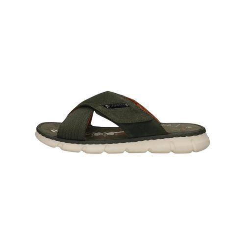 Sandales plates Nu pieds Ref 65577 Kaki - Bugatti - Modalova