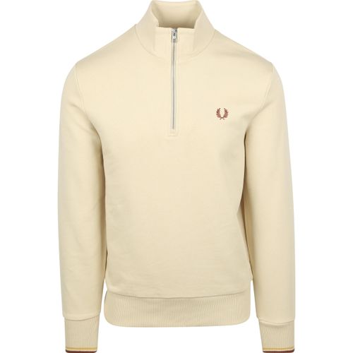 Sweatshirts Pull Demi-Zip Ecru - Fred Perry - Modalova