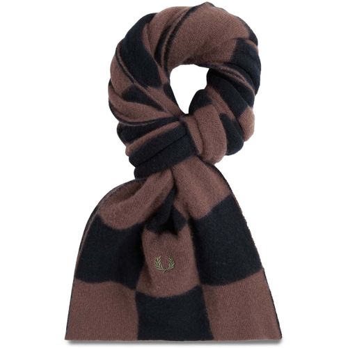 Echarpe Fp Chequerboard Lambswool Scarf - Fred Perry - Modalova