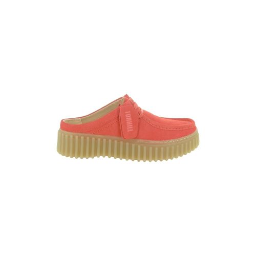 Sandales compensées TORHILL MULE CORAL SUEDE - Clarks - Modalova
