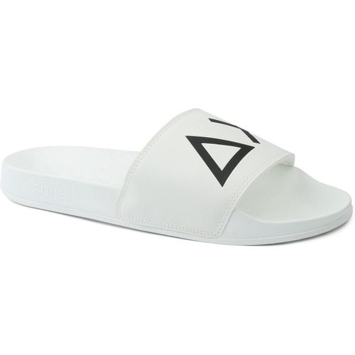 Bottes Claquettes Logo Bianco Blanche - Sun68 - Modalova