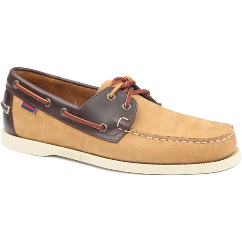 Bottes plates Chaussures Bateau Docksides Portland Beige Marron - Sebago - Modalova