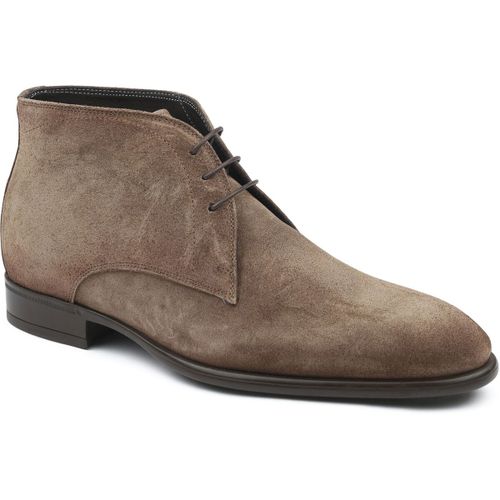 Bottes plates Chaussure Boy Daim Taupe - Giorgio - Modalova