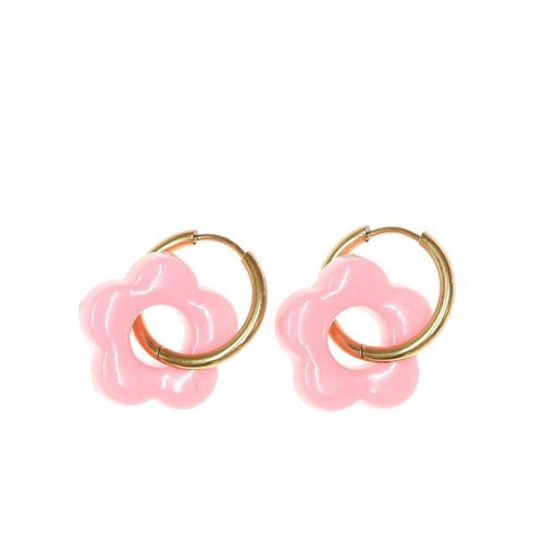 Boucles oreilles Fleurs 20mm - Clio Blue - Modalova