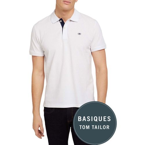 T-shirt Tom Tailor POLO MC White - Tom Tailor - Modalova