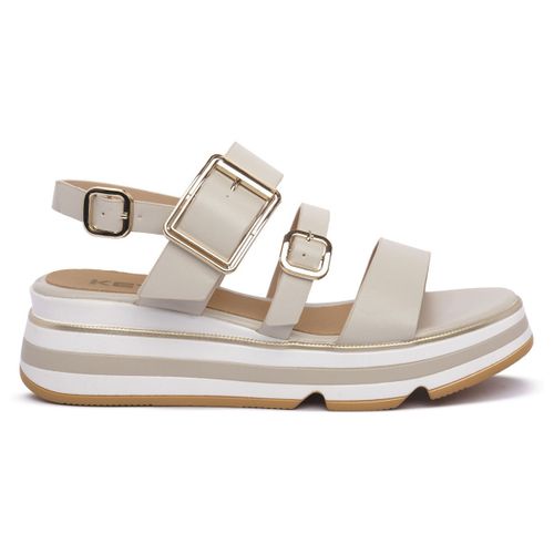 Sandales compensées SIVIGLIA BEIGE - Keys - Modalova