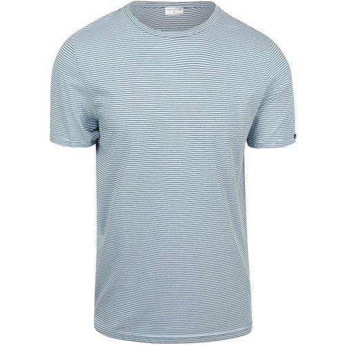 T-shirt Stripes T-Shirt Bleu Clair - No Excess - Modalova