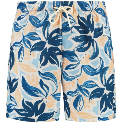Maillots de bain Short de Bain Mike Floral Leafs Bleu - Shiwi - Modalova