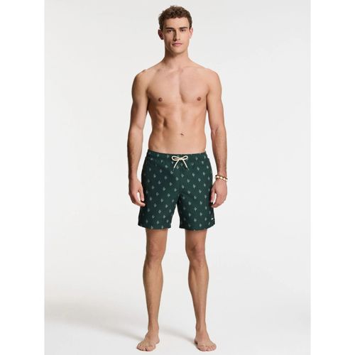 Maillots de bain Short de Bain Mike Sketched Coral Vert Foncé - Shiwi - Modalova