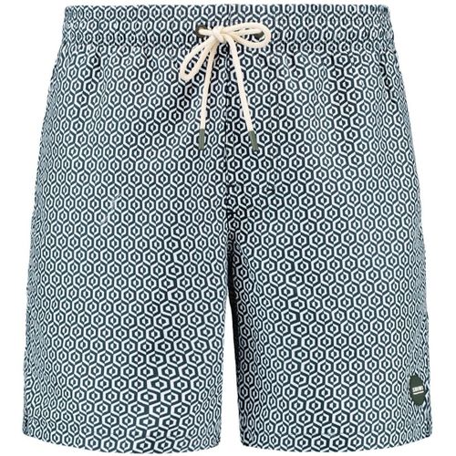 Maillots de bain Short de Bain Mike Geo Tile Vert Foncé - Shiwi - Modalova