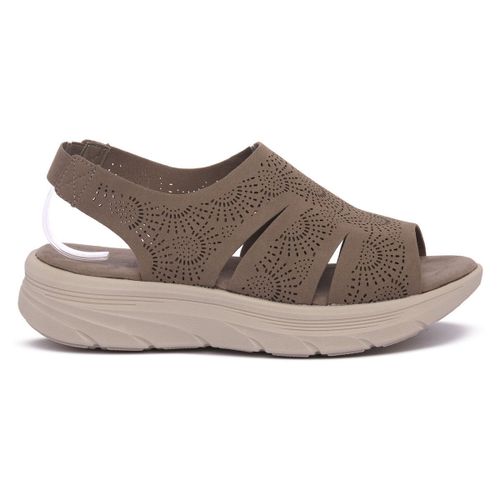Sandales compensées TAUPE F6SAVA - Grunland - Modalova