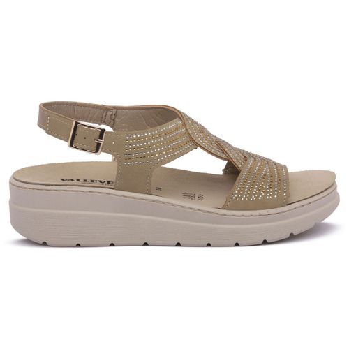 Sandales compensées BEIGE - Valleverde - Modalova