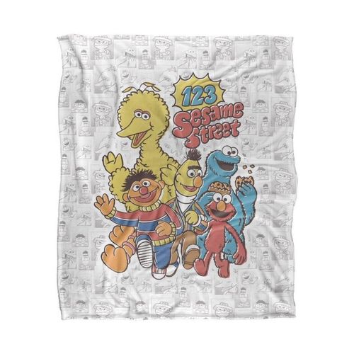 Plaids, jetés TV18574 - Sesame Street - Modalova