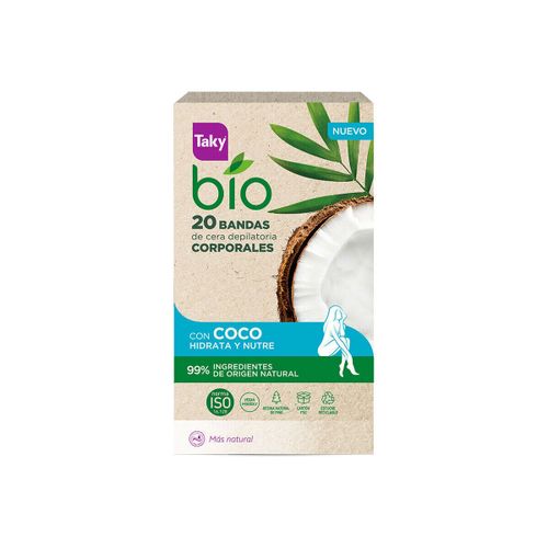 Accessoires corps Bandes De Cire Dépilatoire Pour Le Corps Bio Coco 20 Unités - Taky - Modalova