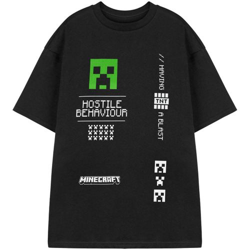 T-shirt Hostile Behaviour T-shirt à manches courtes - Minecraft - Modalova