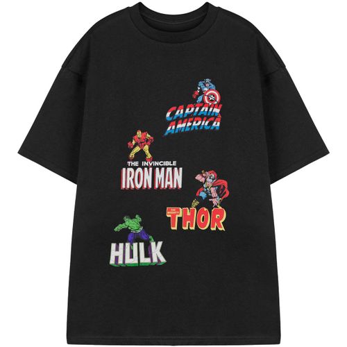 T-shirt Avengers Multi Character T-shirt à manches courtes - Marvel - Modalova