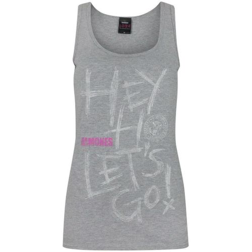 Debardeur Ramones Text Print Gilet - Ramones - Modalova