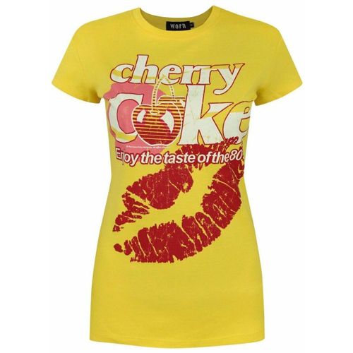 T-shirt Cherry Coke Lips Graphic T-shirt à manches courtes - Coca-Cola - Modalova