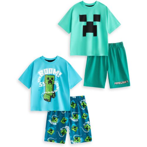 Ensembles de pyjama Creeper Lot de 2 pyjama à manches courtes et à manches courtes - Minecraft - Modalova