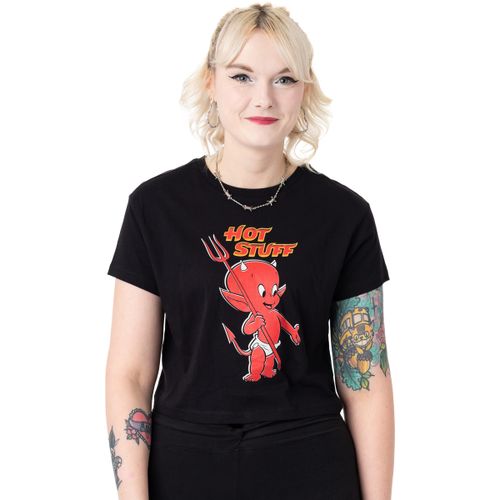 T-shirt Crop T-shirt court à manches courtes - Hot Stuff - Modalova