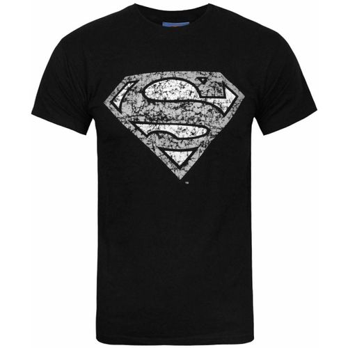 T-shirt Superman Distressed Logo T-shirt à manches courtes - Dc Comics - Modalova